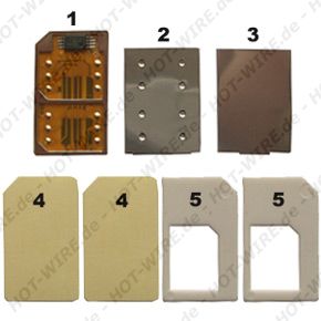 Detailbild 2 zu Dual-SIM Karte digital f�r alle Handys