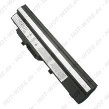 Ersatzakku Li-Ion 4400 mAh schwarz f�r Medion Akoya Mini E1210, MSI Wind U100, Targa Traveller 1016