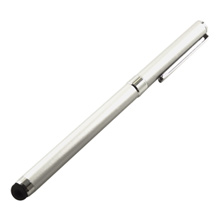 Stylus kapazitiv mit Kugelschreiber silber für alle Handys Stylus kapazitiv mit Kugelschreiber silber für alle Handys
