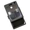 Alu-Case PDair schwarz mit Displayglas f�r HTC P3700