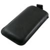 Köchertasche Leder vertikal schwarz für Motorola Defy Köchertasche Leder vertikal schwarz für Motorola Defy
