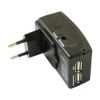 Reiselader mit 2-fach USB-Buchse und integriertem Notlader für Samsung Galaxy Y S5360 Reiselader mit 2-fach USB-Buchse und integriertem Notlader für Samsung Galaxy Y S5360