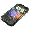 Silicone Case Premium schwarz transparent f&uuml;r HTC Desire
