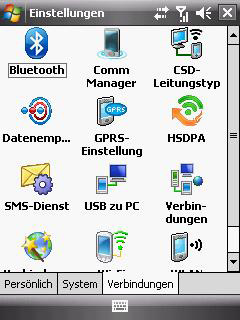 GPS mit Windows Mobile koppeln - Schritt 1